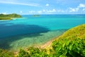 Beautiful blue seascape at Khao Ma Cho Samaesan beach Chonburi p Royalty Free Stock Photo