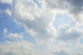 Beautiful blue sky with cloud