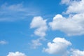 Beautiful blue sky clouds for background Royalty Free Stock Photo