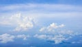 Beautiful blue sky with clouds Royalty Free Stock Photo