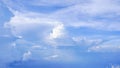 Beautiful blue sky with clouds Royalty Free Stock Photo