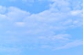Beautiful blue sky with clouds Royalty Free Stock Photo