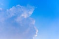 Beautiful blue sky with clouds Royalty Free Stock Photo
