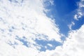 Beautiful blue sky with clouds background.Sky clouds. Sky with clouds weather nature cloud blue.