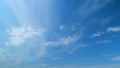 Beautiful blue sky with clouds background. Sky with clouds weather nature cloud blue. Timelapse.