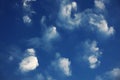 Beautiful blue sky with clouds Royalty Free Stock Photo