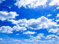 Beautiful Blue Sky with clouds. Royalty Free Stock Photo