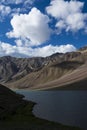 Beautiful Blue Sky near Chandrataal lake