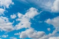 Beautiful blue sky and white clouds