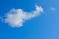 Beautiful blue sky with white clouds in the afternoon