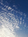 beautiful blue sky and white clouds in the morning Royalty Free Stock Photo