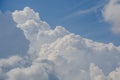 Beautiful blue sky with white clouds texture background Royalty Free Stock Photo