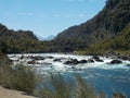 Icecold river and big rocks