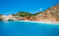 Porto Katsiki beach in summer holiday, Lefkada, Greece