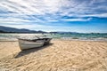 Beautiful blue water and sky in Praia Mole