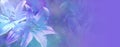 Beautiful Blue Wedding Lilies Banner
