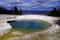 Beautiful Blue Yellowstone Hot Spring