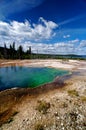 Beautiful Blue Yellowstone Hot Springs