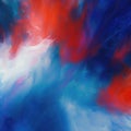 Beautiful Bluerred Abstract Background, shades of blue and blurred lines