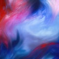 Beautiful Bluerred Abstract Background, shades of blue and blurred lines