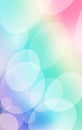 Beautiful blurred background with bokeh lights in blue, white an Royalty Free Stock Photo