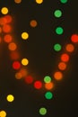 Beautiful blurred light bokeh for background material Royalty Free Stock Photo