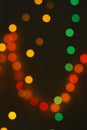 Beautiful blurred light bokeh for background material Royalty Free Stock Photo