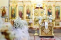 Beautiful blurred orthodox church background