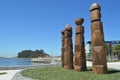 a beautiful boardwalk on the coast of Chile