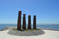 a beautiful boardwalk on the coast of Chile,