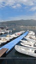 beautiful boats, beautiful climate and blue sea