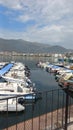 beautiful boats, beautiful climate and blue sea