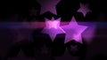 Beautiful bokeh effect in star shaped Royalty Free Stock Photo