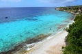 Beautiful Bonaire coastline and popular snorkeling area.