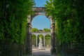 The beautiful Bosquet de la Colonnade fountain of Place of Versailles