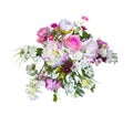 Beautiful bouquet artificial flowers