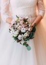 Beautiful bouquet bride