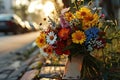 A beautiful bouquet of different flowers. Anniversary, mother's day, birthday.