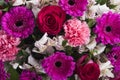 Beautiful bouquet of many colorful flowers Royalty Free Stock Photo