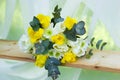 Beautiful bouquet of yellow flowers Royalty Free Stock Photo
