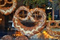 Beautiful Braided German Pretzels