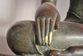 Beautiful Brass Statue Hand Of Buddha