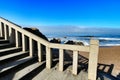 Brave sea on Miramar Beach in Porto, Portugal Royalty Free Stock Photo