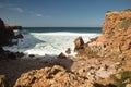 Beautiful breaking waves on atlantic ocean Royalty Free Stock Photo