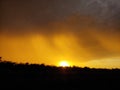 Beautiful Breathtaking Golden Tuscon Sunset