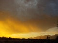 Beautiful Breathtaking Golden Tuscon Sunset