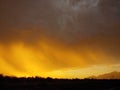 Beautiful Breathtaking Golden Tuscon Sunset