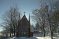 Beautiful brick gothic revival 1868 Notre-Dame-de-GrÃÂ¢ce chapel