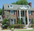 Beautiful brick two-story home in Enid, OK, exterior