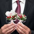 beautiful bridal bouquet at a wedding party